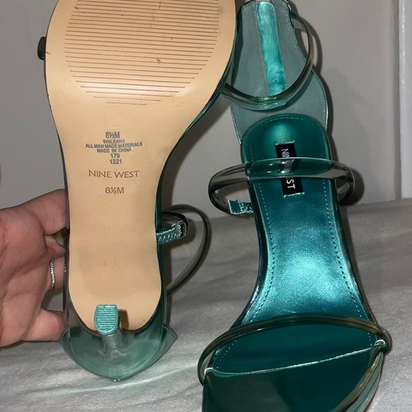 NEW Nine West Green Heels for Women SIZE 8.5 - Picture 8 of 11
